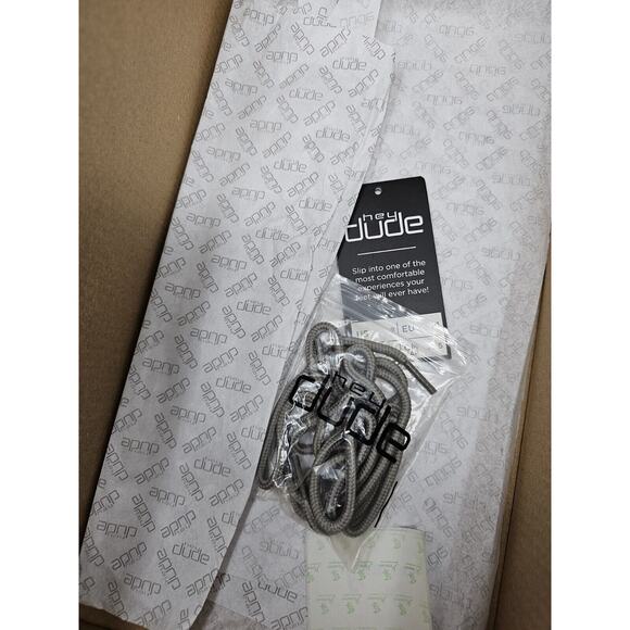 Hey Dude Wally Chambray Sepia Brown Slip On Lace Casual Comfort Shoe Men 8 New - Picture 16 of 16